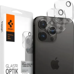 Spigen Iphone 15 Pro|Iphone 14 Pro-Osłona Aparatu Optik.tr Camera Protector 2-pack iPhone 14 Pro / 14 Pro Max Crystal Clear