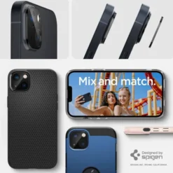 Spigen Iphone 14|Iphone 14 Plus-Osłona Aparatu Optik.tr Camera Protector 2-pack iPhone 14 / 14 Plus Black