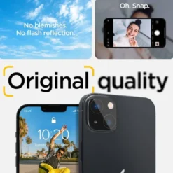 Spigen Iphone 14|Iphone 14 Plus-Osłona Aparatu Optik.tr Camera Protector 2-pack iPhone 14 / 14 Plus Black