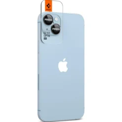 Spigen Apple|Iphone 15-Osłona Aparatu Optik.tr ”ez Fit” Camera Protector 2-pack iPhone 15 / 15 Plus / 14 / 14 Plus Black