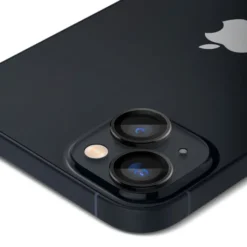 Spigen Apple|Iphone 15-Osłona Aparatu Optik.tr ”ez Fit” Camera Protector 2-pack iPhone 15 / 15 Plus / 14 / 14 Plus Black