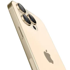 Spigen Iphone 17 Pro Max|Iphone 15 Pro-Osłona Aparatu Optik.tr ”ez Fit” Camera Protector 2-pack iPhone 14 Pro / 14 Pro Max Gold