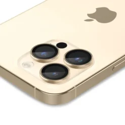 Spigen Iphone 17 Pro Max|Iphone 15 Pro-Osłona Aparatu Optik.tr ”ez Fit” Camera Protector 2-pack iPhone 14 Pro / 14 Pro Max Gold
