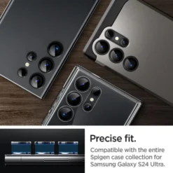 Spigen Samsung|Szkła-Osłona Aparatu Optik.tr ”ez Fit” Camera Protector 2-pack Samsung Galaxy S24 Ultra Black