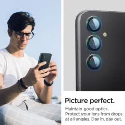 Spigen Samsung|Galaxy S23 Fe-Osłona Aparatu Optik.tr ”ez Fit” Camera Protector 2-pack Galaxy S23 Fe Black