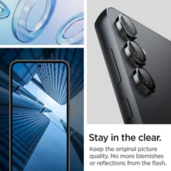 Spigen Samsung|Galaxy S23 Fe-Osłona Aparatu Optik.tr ”ez Fit” Camera Protector 2-pack Galaxy S23 Fe Black