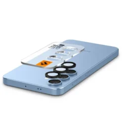 Spigen Samsung|Galaxy S25 Plus-OSŁONA APARATU SAMSUNG GALAXY S25 PLUS OPTIK PRO GLAS.TR ”EZ FIT” HD CAMERA PROTECTOR 2-PACK CZARNA