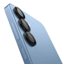 Spigen Samsung|Galaxy S25 Plus-OSŁONA APARATU SAMSUNG GALAXY S25 PLUS OPTIK PRO GLAS.TR ”EZ FIT” HD CAMERA PROTECTOR 2-PACK CZARNA