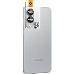 Spigen Samsung|Galaxy S25 Edge-OSŁONA APARATU SAMSUNG GALAXY S25 EDGE OPTIK PRO GLAS.TR ”EZ FIT” CAMERA PROTECTOR 2-PACK CZARNA