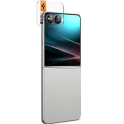 Spigen Samsung|Galaxy Z Flip 7 Fe-OSŁONA APARATU SAMSUNG GALAXY Z FLIP 7 OPTIK PRO HD GLAS.TR ”EZ FIT” CAMERA PROTECTOR 2-PACK CZARNA