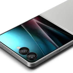 Spigen Samsung|Galaxy Z Flip 7 Fe-OSŁONA APARATU SAMSUNG GALAXY Z FLIP 7 OPTIK PRO HD GLAS.TR ”EZ FIT” CAMERA PROTECTOR 2-PACK CZARNA
