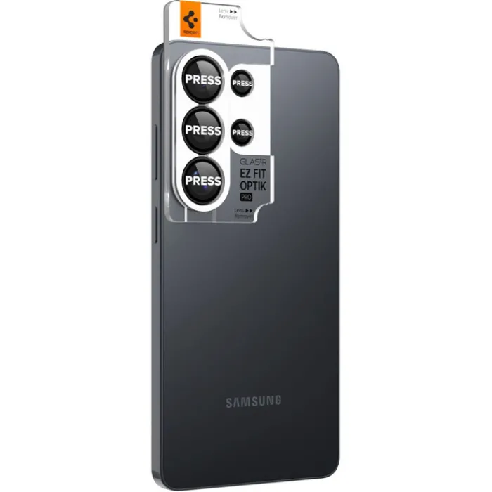 Spigen Samsung|Galaxy S26 Ultra-OSŁONA APARATU SAMSUNG GALAXY S26 ULTRA OPTIK PRO HD GLAS.TR ”EZ FIT” 2-PACK BLACK