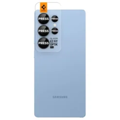 Spigen Samsung|Galaxy S25 Ultra-OSŁONA APARATU SAMSUNG GALAXY S25 ULTRA OPTIK PRO HD GLAS.TR ”EZ FIT” CAMERA PROTECTOR 2-PACK CZARNA