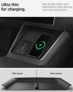 Spigen Ładowarki|Tesla-OSŁONA NA ŁADOWARKĘ BEZPRZEWODOWĄ TESLA MODEL Y 2025