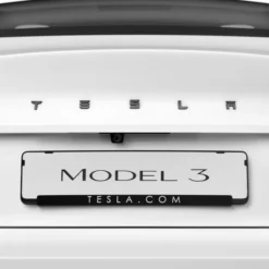 Spigen Tesla-OSŁONA NA LOGO ZNACZEK TESLA MODEL 3 2024 REAR EMBLEM LOGO FULL COVER CARBON