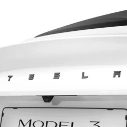 Spigen Tesla-OSŁONA NA LOGO ZNACZEK TESLA MODEL 3 2024 REAR EMBLEM LOGO FULL COVER CARBON