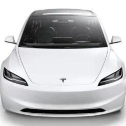 Spigen Tesla-OSŁONA NA PRZEDNIE LOGO ZNACZEK TESLA MODEL 3 2024 FRONT EMBLEM LOGO FULL COVER CARBON
