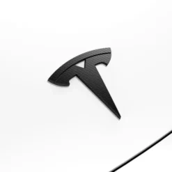 Spigen Tesla-OSŁONA NA PRZEDNIE LOGO ZNACZEK TESLA MODEL 3 2024 FRONT EMBLEM LOGO FULL COVER CARBON