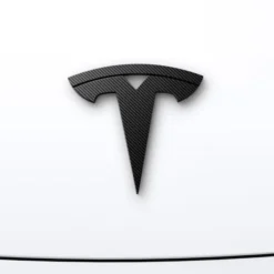 Spigen Tesla-OSŁONA NA PRZEDNIE LOGO ZNACZEK TESLA MODEL 3 2024 FRONT EMBLEM LOGO FULL COVER CARBON