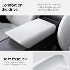 Spigen Tesla|Inne Marki-OSŁONA PODŁOKIETNIKA TESLA MODEL 3 2024 ARMREST COVER WHITE