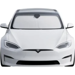 Spigen Tesla-OSŁONA PRZECIWSŁONECZNA TESLA MODEL S CAR FRONT WINDSHIELD SUNSHADE BLACK