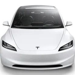 Spigen Tesla-OSŁONA PRZEDNIEGO LOGO ZNACZEK TESLA MODEL 3 2024 FRONT EMBLEM LOGO FULL COVER BLACK