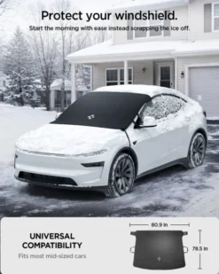 Spigen Tesla-OSŁONA PRZEDNIEJ SZYBY TESLA MODE 3/3 2024 Y/Y JUNIPER CZARNA