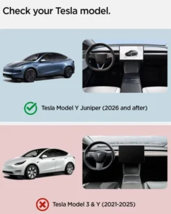 Spigen Ładowarki-OSŁONA TESLA MODEL Y 2025 WIRELESS CHARGING PAD COVER WHITE