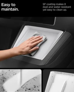 Spigen Ładowarki-OSŁONA TESLA MODEL Y 2025 WIRELESS CHARGING PAD COVER WHITE