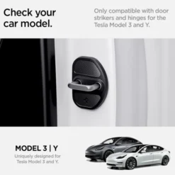 Spigen Tesla-OSŁONA ZAMKA DRZWI TESLA MODEL Y 3 DOOR LOCK COVER BLACK