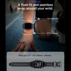 Spigen Apple Watch Ultra 49Mm|Apple Watch Ultra 2 49Mm-PASEK I ETUI LIQUID AIR 'PRO' APPLE WATCH ULTRA 1 / 2 / 3 (49 MM) CZARNY