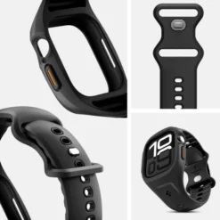 Spigen Apple Watch 11 46Mm|Apple Watch 10 46Mm-PASEK APPLE WATCH 10 (46 MM) LIQUID AIR PRO MATOWY CZARNY
