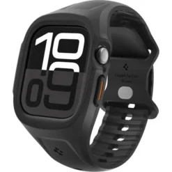 Spigen Apple Watch 11 46Mm|Apple Watch 10 46Mm-PASEK APPLE WATCH 10 (46 MM) LIQUID AIR PRO MATOWY CZARNY