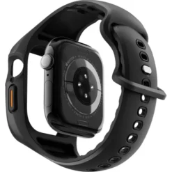 Spigen Apple Watch 11 46Mm|Apple Watch 10 46Mm-PASEK APPLE WATCH 10 (46 MM) LIQUID AIR PRO MATOWY CZARNY
