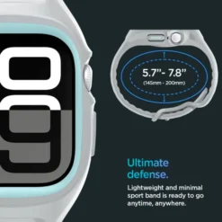 Spigen Apple Watch 11 46Mm|Apple Watch 10 46Mm-PASEK APPLE WATCH 10 (46 MM) LIQUID AIR PRO SZARE