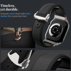 Spigen Apple Watch Se 44Mm|Apple Watch 9 45Mm-PASEK APPLE WATCH 49MM 46MM 45MM 44MM CLASSIC FIT BAND BLACK
