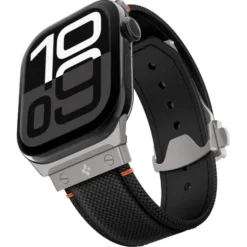 Spigen Apple Watch Se 44Mm|Apple Watch 9 45Mm-PASEK APPLE WATCH 49MM 46MM 45MM 44MM CLASSIC FIT BAND BLACK