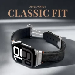 Spigen Apple Watch Se 44Mm|Apple Watch 9 45Mm-PASEK APPLE WATCH 49MM 46MM 45MM 44MM CLASSIC FIT BAND BLACK
