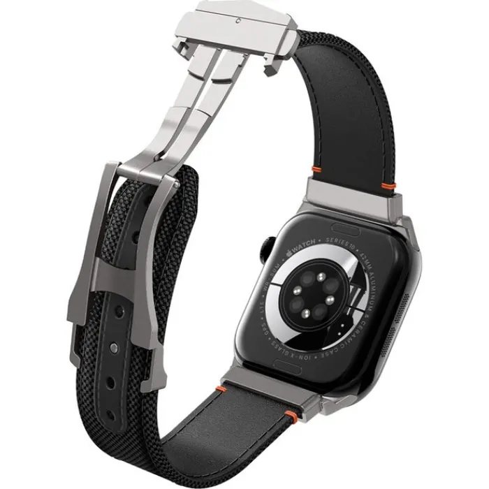Spigen Apple Watch Se 44Mm|Apple Watch 9 45Mm-PASEK APPLE WATCH 49MM 46MM 45MM 44MM CLASSIC FIT BAND BLACK