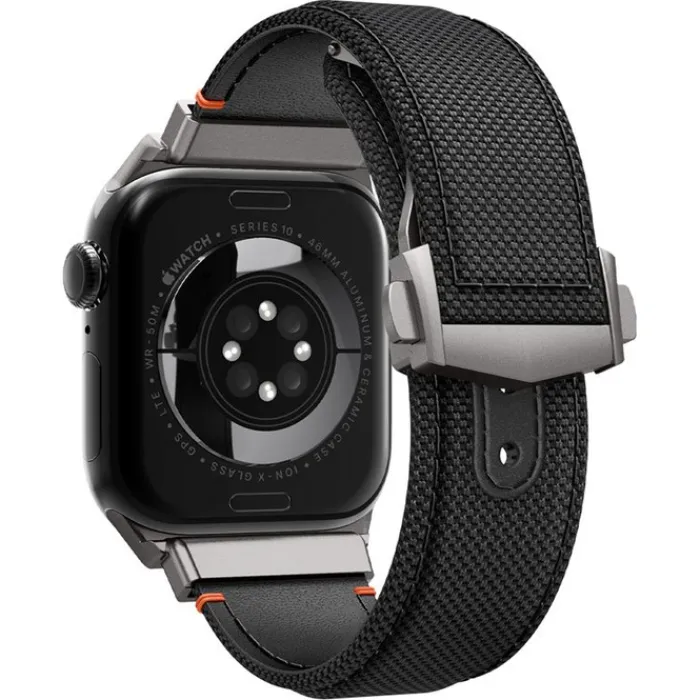 Spigen Apple Watch Se 44Mm|Apple Watch 9 45Mm-PASEK APPLE WATCH 49MM 46MM 45MM 44MM CLASSIC FIT BAND BLACK