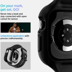 Spigen Apple Watch 11 42Mm|Apple Watch 10 42Mm-PASEK APPLE WATCH 10 42 MM VAULT PRO MATOWY CZARNY