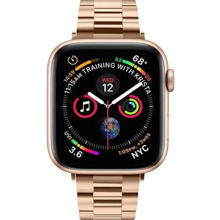 Spigen Apple Watch Se 2024 40Mm|Apple Watch 9 41Mm-Pasek Apple Watch Modern Fit Band 9 8 7 SE 2022 38mm 40mm 41mm Rose Gold