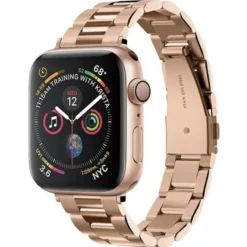 Spigen Apple Watch Se 2024 40Mm|Apple Watch 9 41Mm-Pasek Apple Watch Modern Fit Band 9 8 7 SE 2022 38mm 40mm 41mm Rose Gold