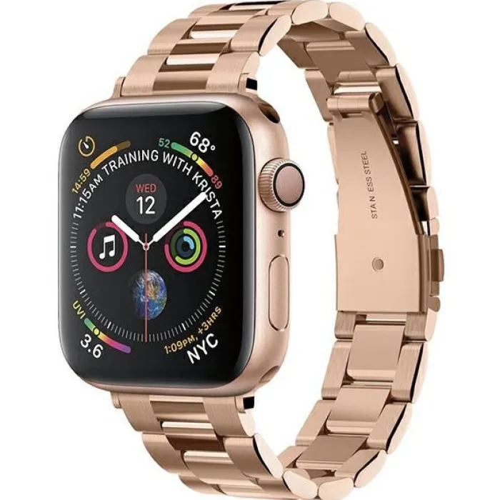 Spigen Apple Watch Se 2024 40Mm|Apple Watch 9 41Mm-Pasek Apple Watch Modern Fit Band 9 8 7 SE 2022 38mm 40mm 41mm Rose Gold