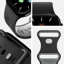 Spigen Apple Watch Se 2024 40Mm|Apple Watch 8 42Mm-PASEK APPLE WATCH 6 / 7 / 8 / 9 / 10 / SE (40 / 41 / 42 MM) NANO POP BLACK SESAME