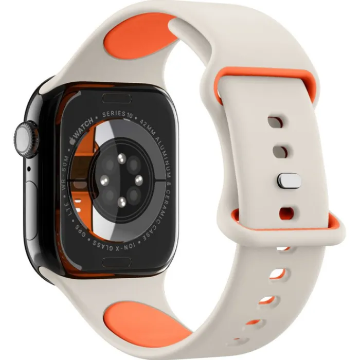 Spigen Apple Watch Se 2024 40Mm|Apple Watch 8 42Mm-PASEK APPLE WATCH 6 / 7 / 8 / 9 / 10 / SE (40 / 41 / 42 MM) NANO POP ORANGE BEIGE