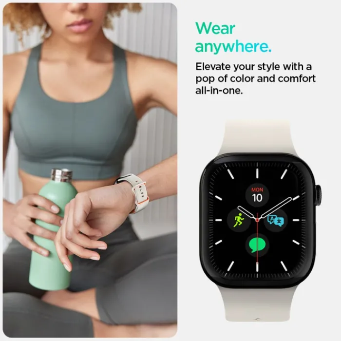 Spigen Apple Watch Se 2024 40Mm|Apple Watch 8 42Mm-PASEK APPLE WATCH 6 / 7 / 8 / 9 / 10 / SE (40 / 41 / 42 MM) NANO POP ORANGE BEIGE