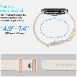 Spigen Apple Watch Se 2024 40Mm|Apple Watch 8 42Mm-PASEK APPLE WATCH 6 / 7 / 8 / 9 / 10 / SE (40 / 41 / 42 MM) NANO POP ORANGE BEIGE