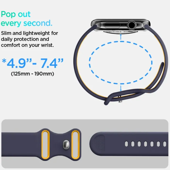 Spigen Apple Watch Se 2024 40Mm|Apple Watch 8 42Mm-PASEK APPLE WATCH 6 / 7 / 8 / 9 / 10 / SE (40 / 41 / 42 MM) NANO POP BLUEBERRY NAVY