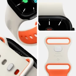 Spigen Apple Watch Se 2022 44Mm|Apple Watch 2 42Mm-PASEK APPLE WATCH 6 / 7 / 8 / 9 / 10 / SE / ULTRA 1 / 2 (44 / 45 / 46 / 49 MM) NANO POP ORANGE BEIGE